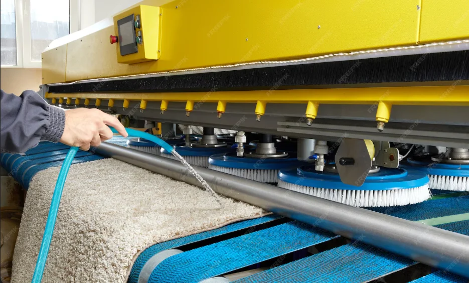 Profesyonel halı yıkama süreci